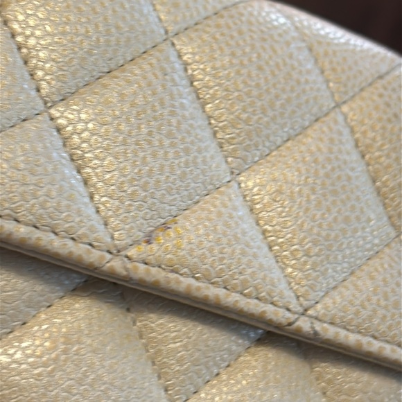Chanel Pearly Caviar Quilted Large Classic Wallet with COA - Picture 11 of 12